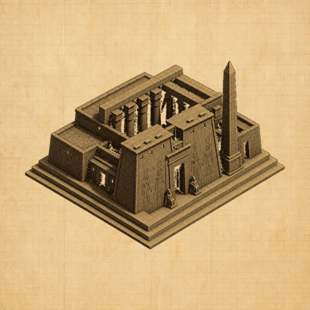 Karnak Temple Blueprint | NFT