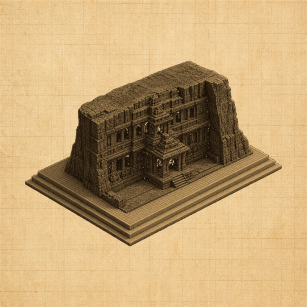 Kailasa Temple Blueprint | NFT