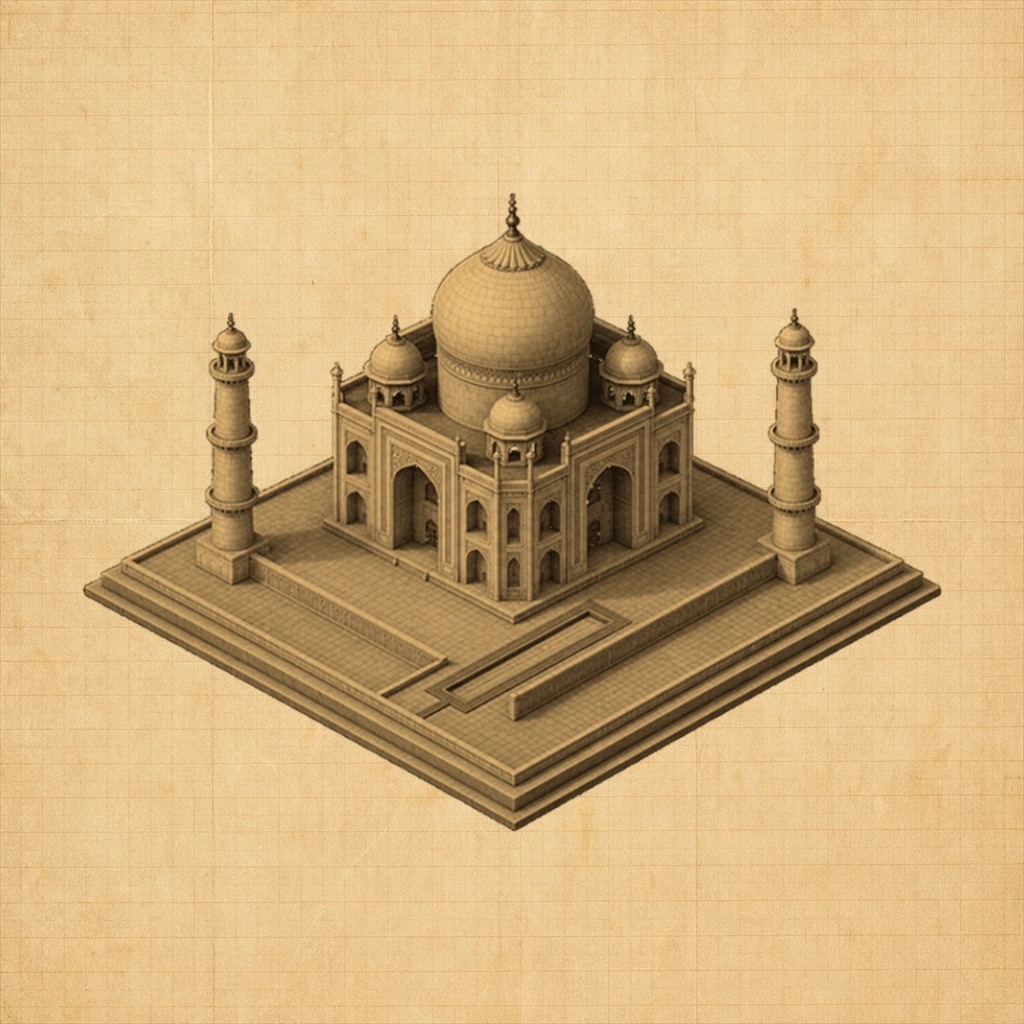 Taj Mahal Blueprint | NFT