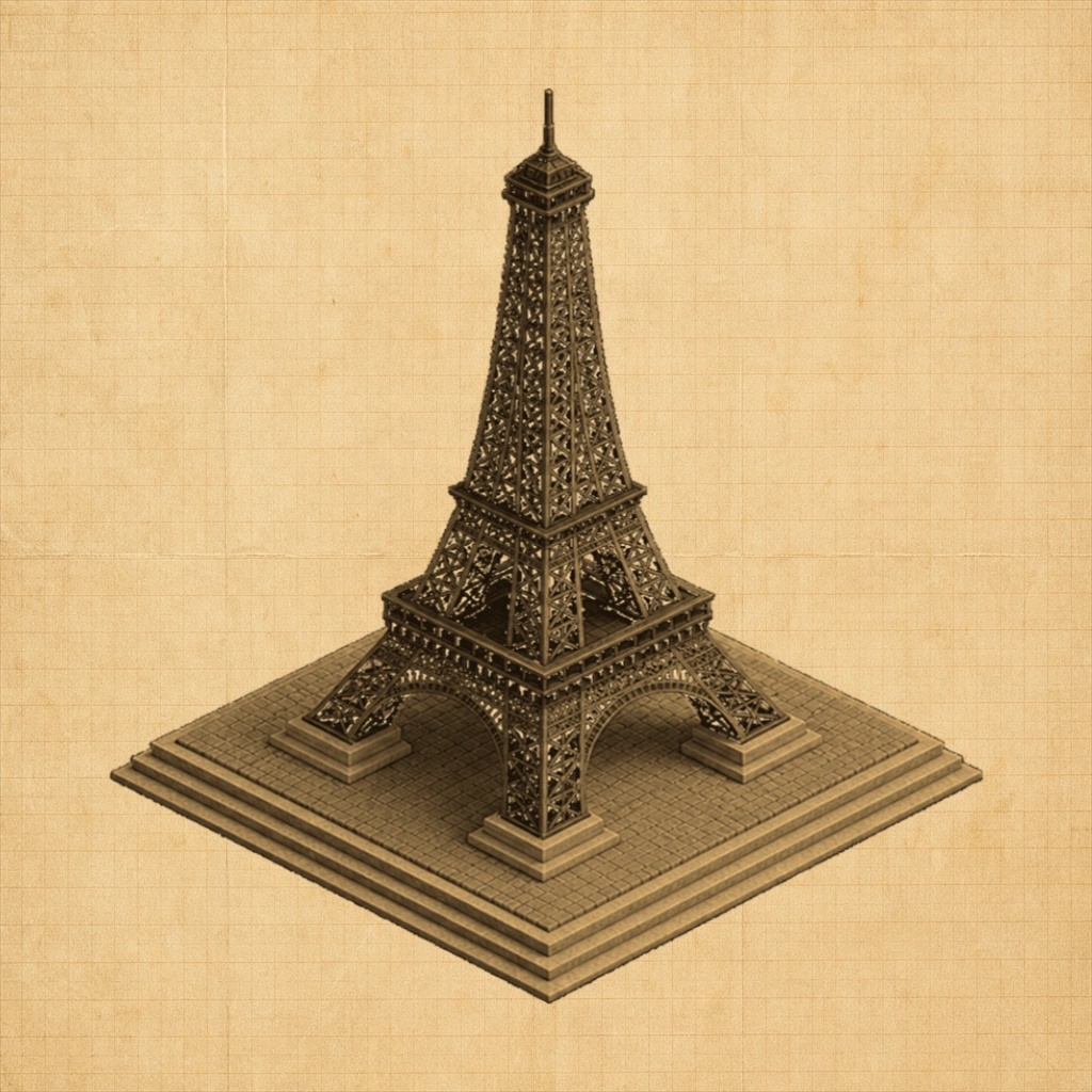 Eiffel Tower Blueprint | NFT