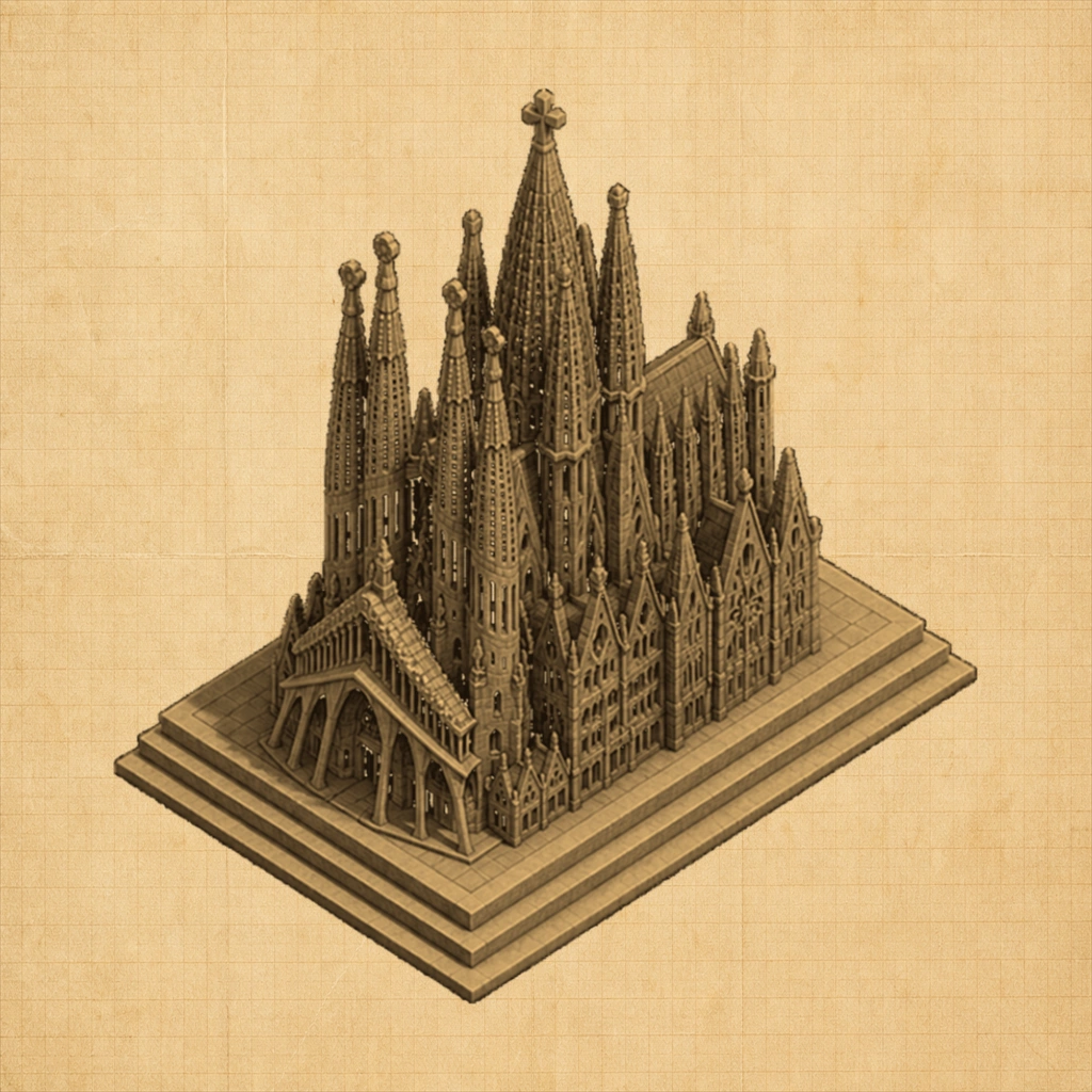 Sagrada Familia Blueprint | NFT