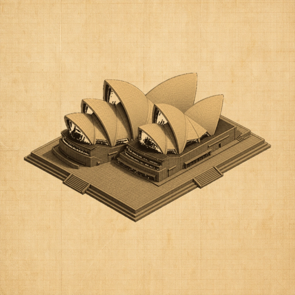 Sydney Opera House Blueprint | NFT